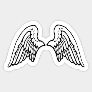 Angel wings Sticker